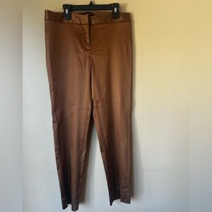 Talbots shiny bronze dress pants Women’s 2